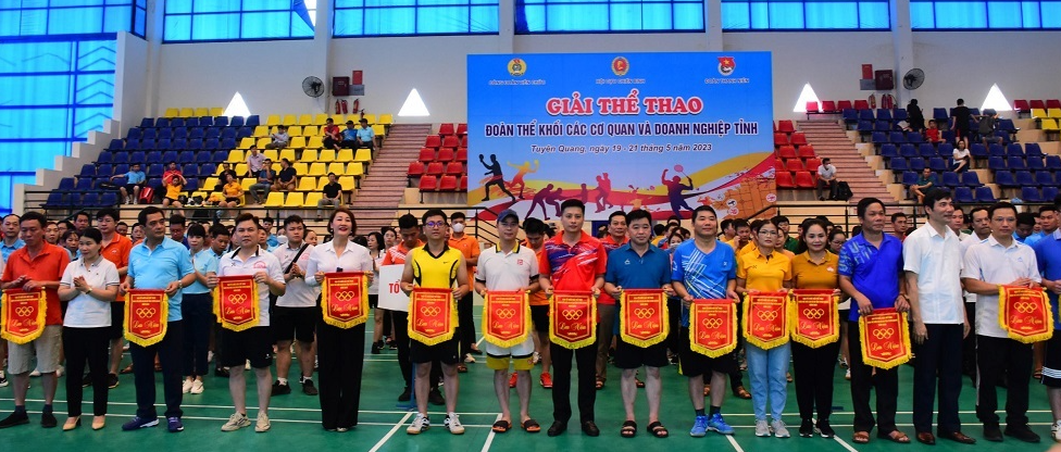 Đo&agrave;n vận động vi&ecirc;n Trường Cao đẳng nghề Kỹ thuật &ndash; C&ocirc;ng nghệ Tuy&ecirc;n Quang ho&agrave;n th&agrave;nh mục ti&ecirc;u tham dự Giải thể thao Đo&agrave;n thể Khối c&aacute;c cơ quan v&agrave; doanh nghiệp tỉnh năm 2023