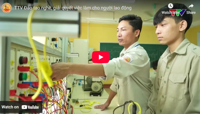 Thumbnail Đào tạo nghề giải quyết việc làm cho người lao động