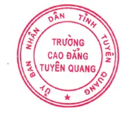 Thumbnail Thông báo giới thiệu mẫu con dấu và chức danh, chữ ký của Lãnh đạo Trường Cao đẳng Tuyên Quang