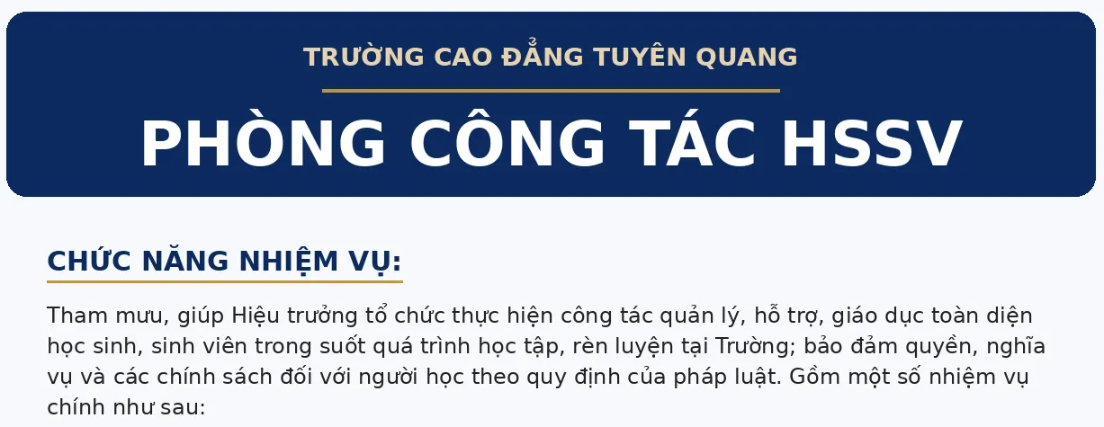 Thumbnail Phòng Công tác học sinh, sinh viên