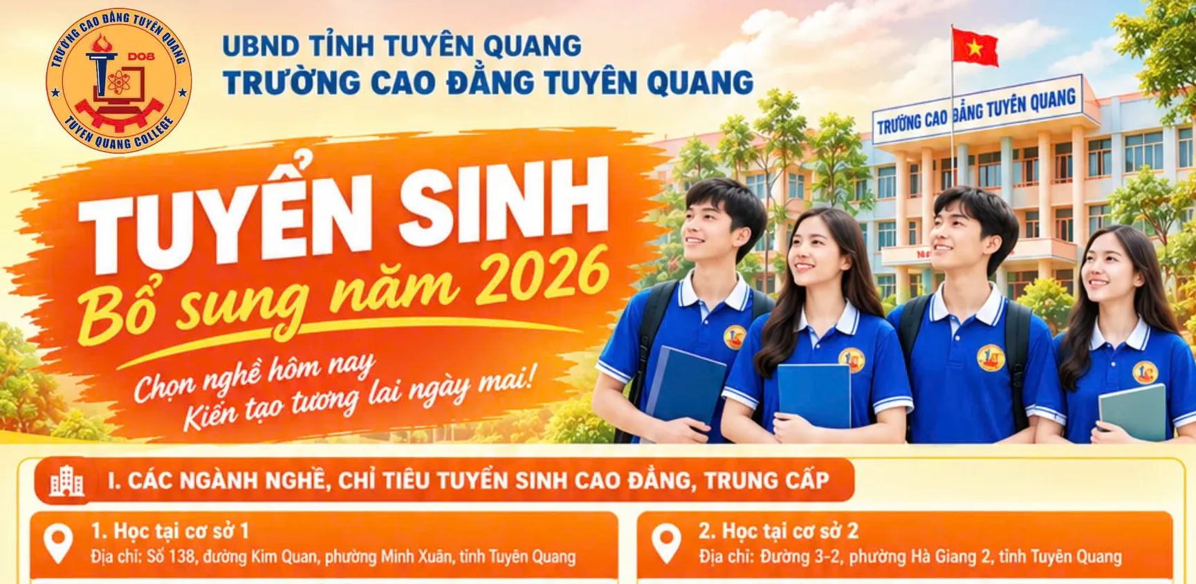 Thumbnail Tuyển sinh bổ sung năm 2026