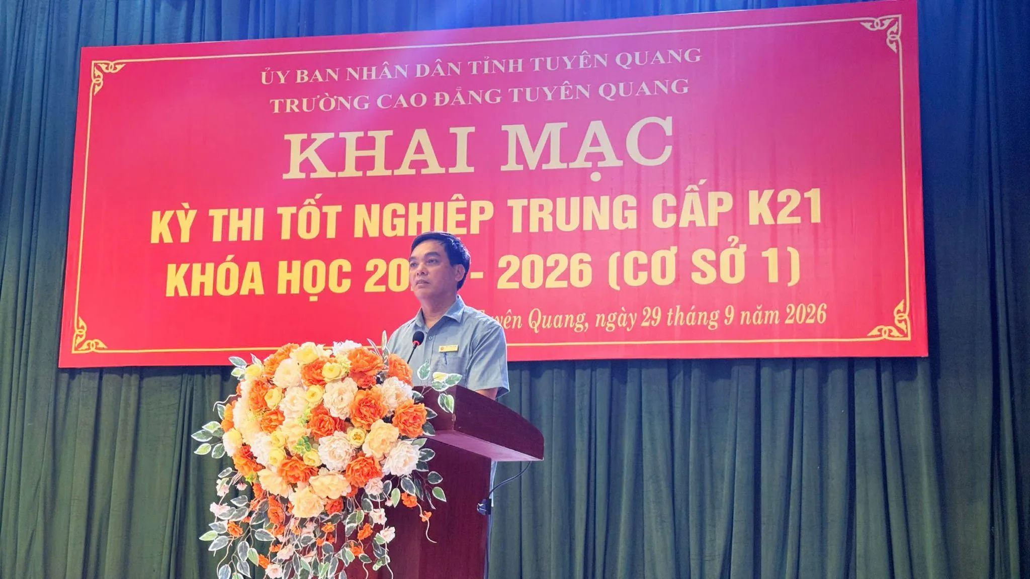 Thumbnail Khai mạc Kỳ thi tốt nghiệp hệ Trung cấp K21, khóa học 2024 - 2026 (Cơ sở 1)